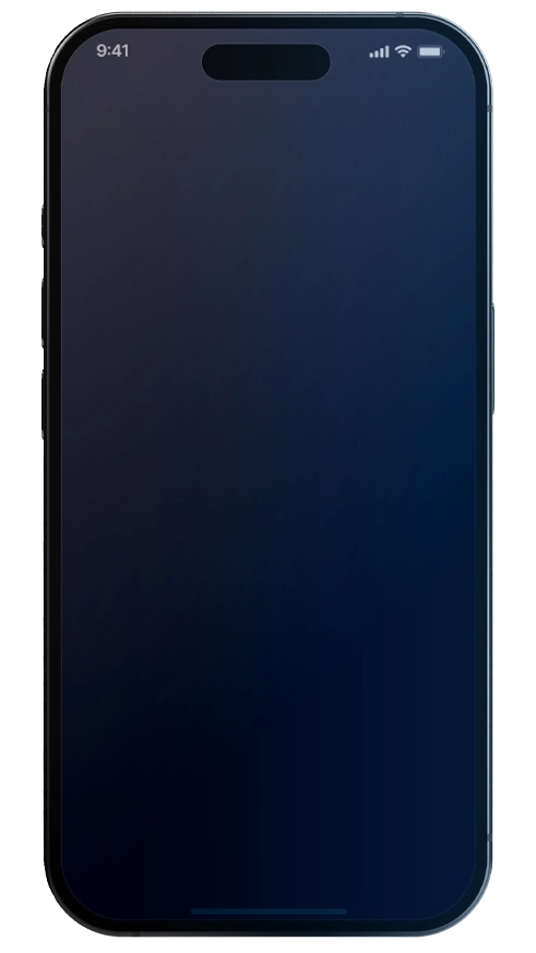 Interfaccia di trading mobile di Sentiero Dexlink